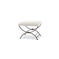 NILES BENCH WITH FABRIC SEAT