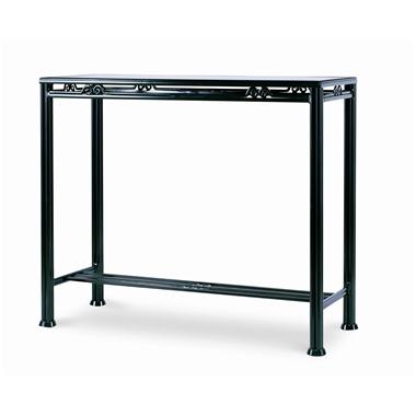 Augustine Metal Bar Table w/Tempered Glass