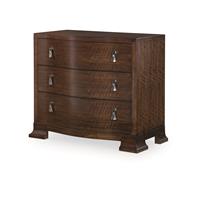 Frasier Serpentine Nightstand - Brunette