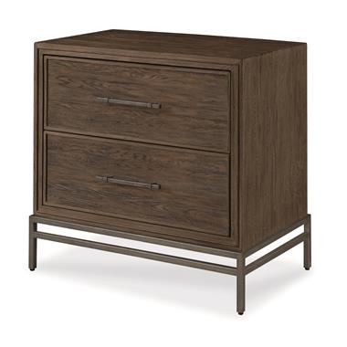Benton Nightstand - Brown Rustic