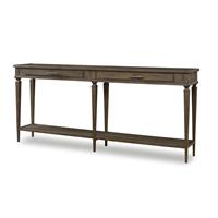 Aiden Console Table - Brown Rustic