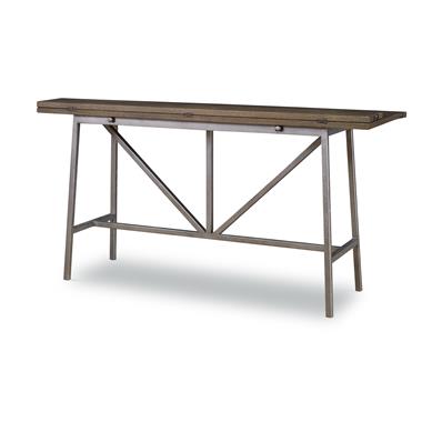 Phillip Flip-Top Table - Brown Rustic