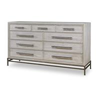 Benton Dresser - White Rustic