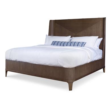 Bowery Place Bed - King 6/6 - Bowery Cerused