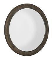 Monterey Round Mirror - Hawthorne Dark