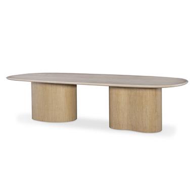 Erosion Dining Table - Kidney Bases - Sahara