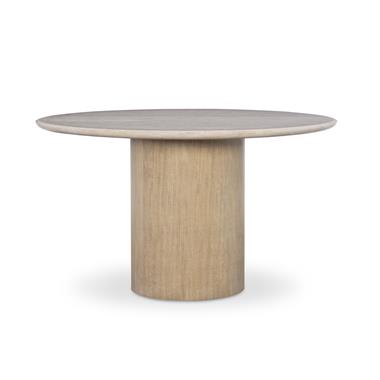 Erosion 52" Round Dining Table - Sahara