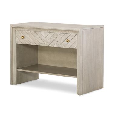 Details III Wythe Single Drawer Large Nightstand