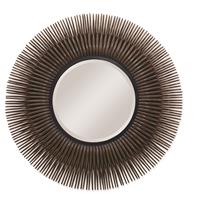 Rattan Burst Mirror