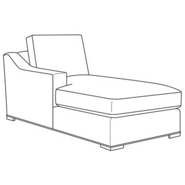 Armanti Outdoor LAF Chaise