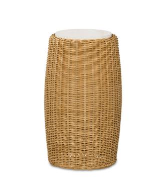Finn Woven Outdoor Accent Table