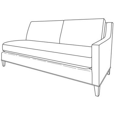 Savannah RAF Love Seat