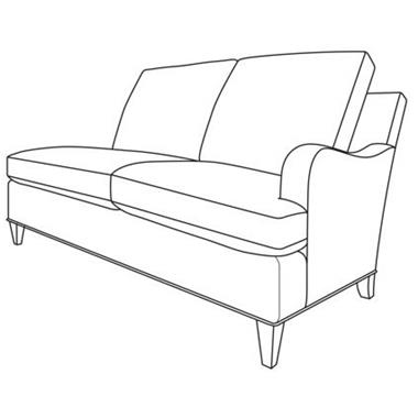 Logan RAF Love Seat