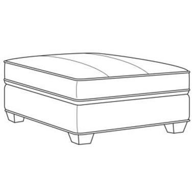 Leatherstone Bumper Ottoman