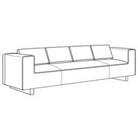 Tatami Large Sofa - Oak Base