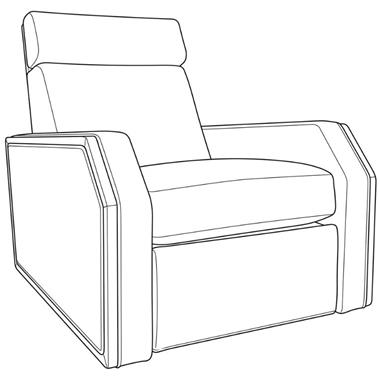 Sanders Electric Swivel Recliner