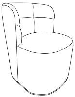 Lyric Swivel Chair