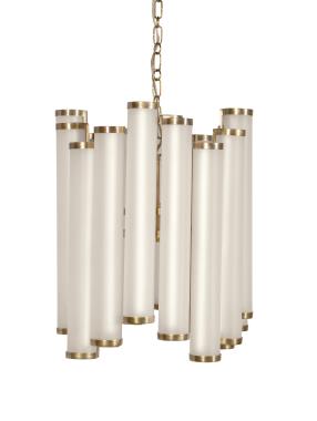 Torel Circular Chandelier - Soft Brass