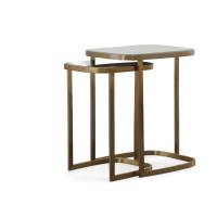 Bhodi Nesting Tables - Antique Brass