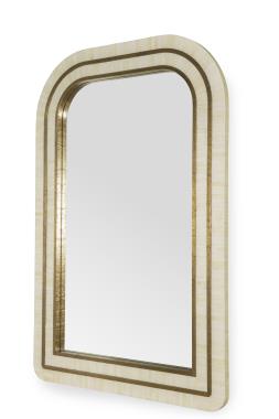 Tallulah Bone And Gold Mirror