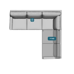 Cornerstone Sectional LTD7600 40" Depth