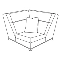 Cornerstone Motion Compatible Corner Chair