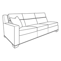 Cornerstone Electric Motion Configurable LAF Sofa