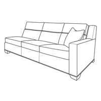 Cornerstone Electric Motion Configurable RAF Sofa