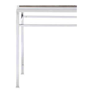 Metal Leg -<br>Polished Nickel