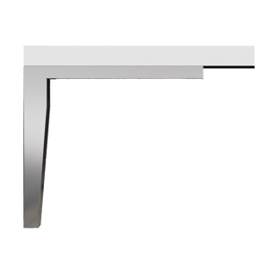 Metal Leg -<br>Polished Nickel