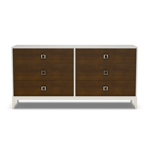 Details Six Drawer Low Dresser