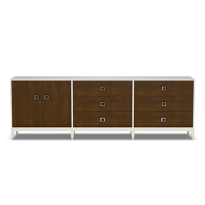 Two Door Six Drawer Credenza