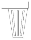 Tapered Fluted