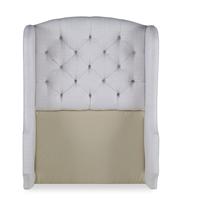 Details Fully Uph Wing Low Headboard - Twin 3/3