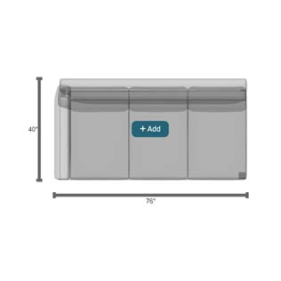 Essex Leather Sectional LR-3000