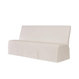 Layla 72" to 84" Skirted Armless Banquette