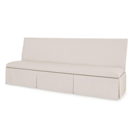 Layla 85" to 96" Skirted Armless Banquette