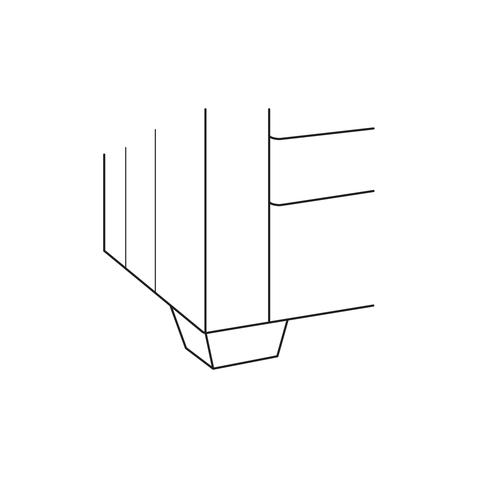 Uph No Border Square Taper Foot