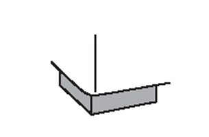 Square Block Brushed Nickel