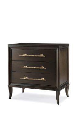 Tribeca Three Drawer Nightstand (Bar Pull)