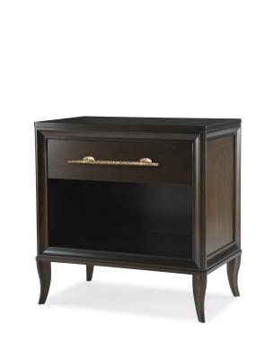 Tribeca Single Drawer Nightstand (Bar Pull)