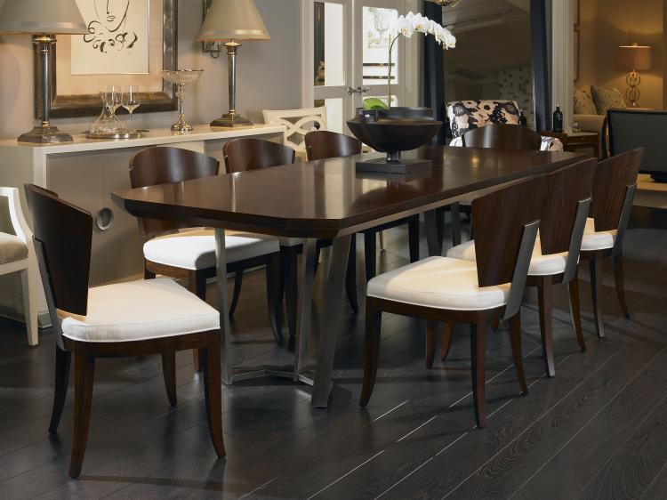 41h 303 Guardian Dining Table With Metal Base
