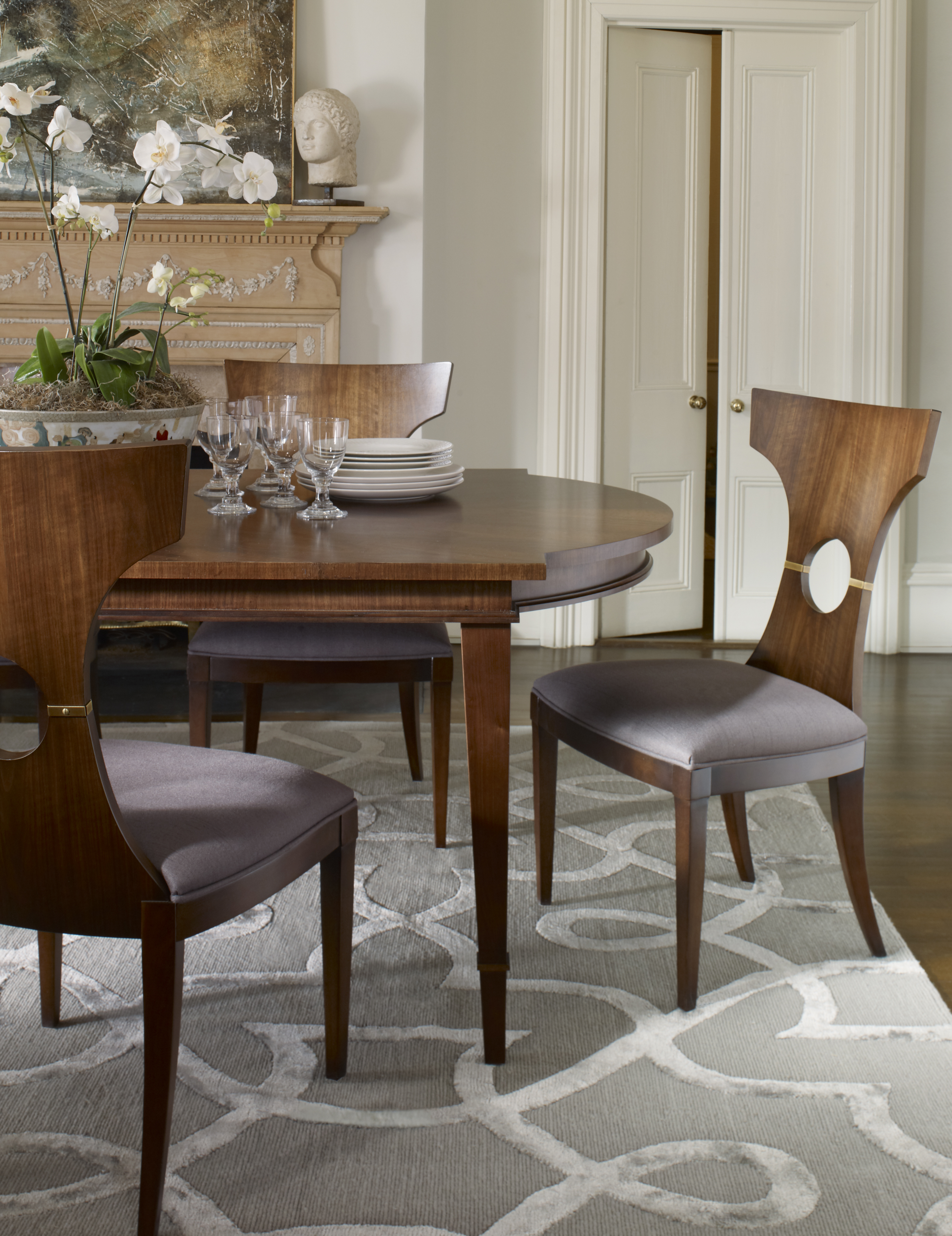 Ethan allen hathaway clearance dining table