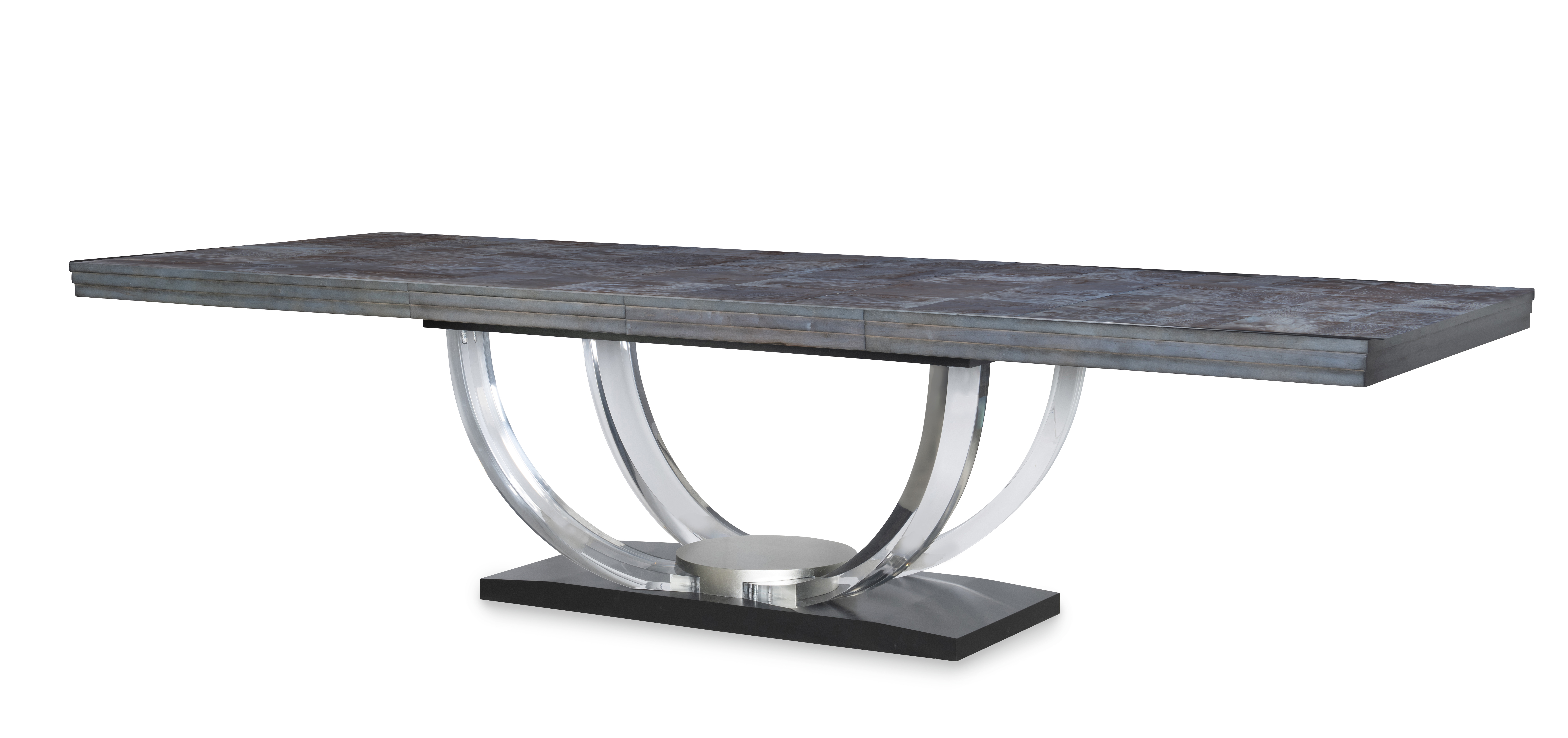 559-303-A - Omni Large Rectangular Dining Table W/Acrylic Legs