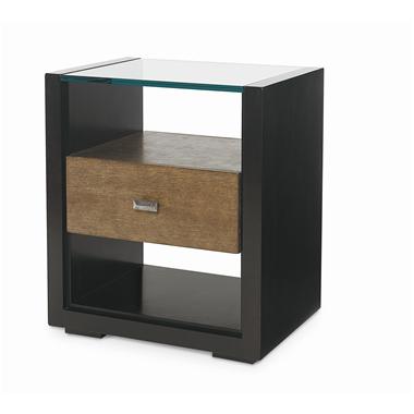 Mesa Hallam Nightstand - Melange/Napa Cerused