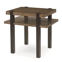 Mesa Spring Lamp Table - Napa Cerused/Melange