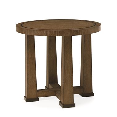 Mesa Aspen Lamp Table - Napa Cerused/Melange