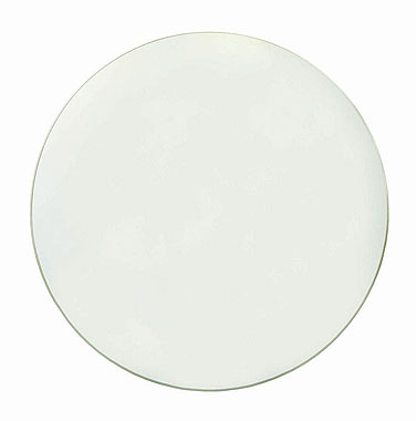 Details 48" Round 1/2" Tempered Glass Top with Flat Edge