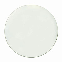 Details 48" Round 1/2" Tempered Glass Top with Flat Edge