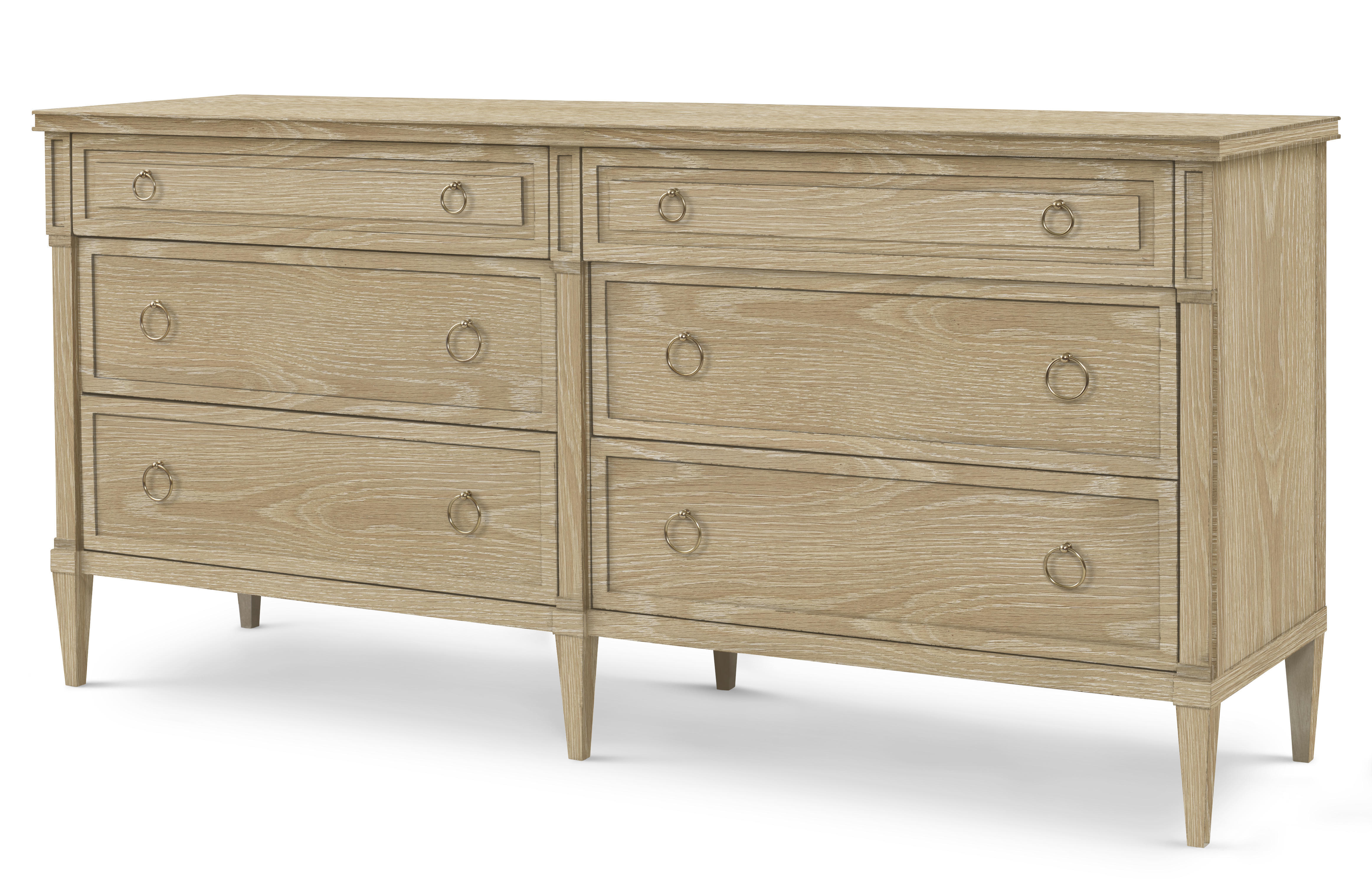 89A-206-V1 - Maison '47 Double Dresser - Blonde Cerused